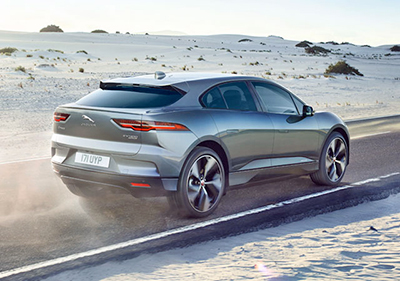Jaguar I-Pace is the innovative auto company's first all-electric performance SUV.