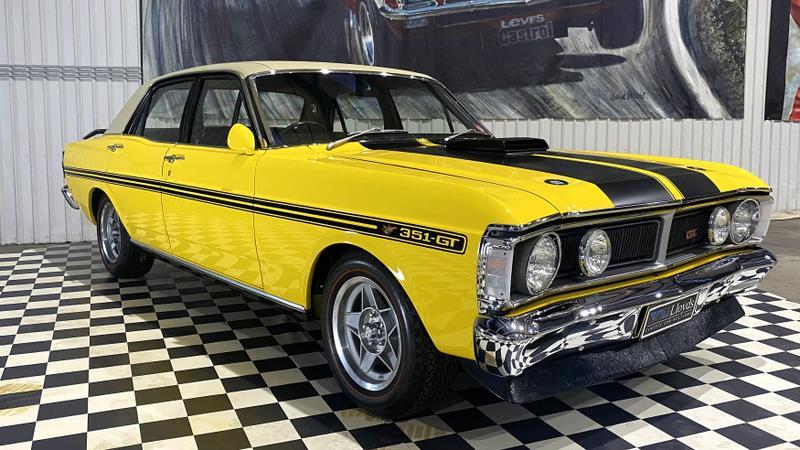 Star of the auction was this Ford Falcon GTHO Phase III that attracted $1.3 million.