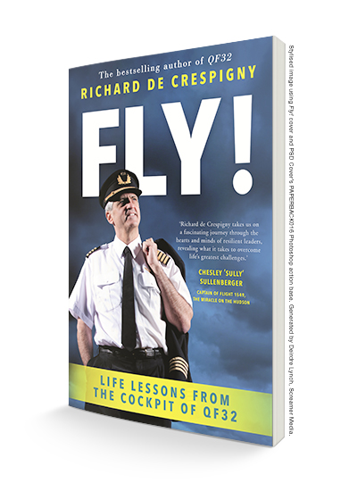 Fly! by Richard De Crespigny. Lessons can be learned in business from understanding how an aviation disaster was averted.