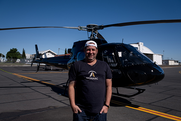 Royce Crown, co-founder of Cross Border Air Inc.