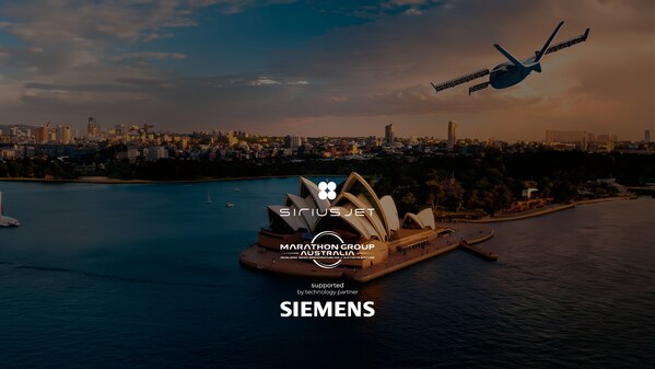 Switzerland-based hydrogen-powered eVTOL Sirius Jet maker, Sirius Aviation AG, is working with Australia's Marathon Group to help develop zero-emission airports. Image: Sirius Aviation AG.