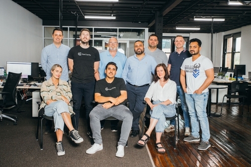 The CarClarity team with founder and CEO Zaheer Jappie seated centre.