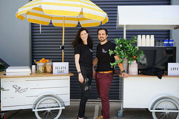 Jen and Adam MacMillan are developing their thriving Gathering Events mobile cart and van catering business out of Brisbane.