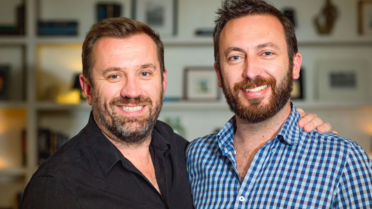 LiveTiles co-founders Karl Redenbach and Peter Nguyen-Brown.