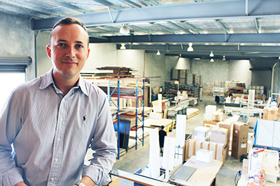 Minka Joinery director, Viktor Barta, on site at the Kunda Park factory.