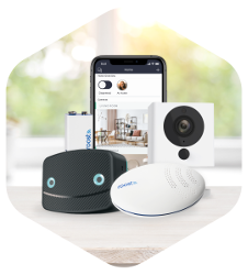 A Neos insurance home technology kit.