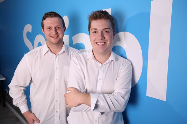 Sociabl founders Brandon Reynolds and Jarrad Hrotek.