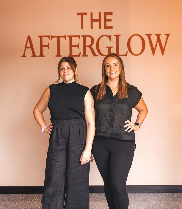 The Afterglow self-service beauty studio founders Ashleigh Potocki (left) and Jessica Leonard. The Afterglow self-service beauty studio founders Ashleigh Potocki (left) and Jessica Leonard.