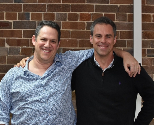 Longtail UX co-founders Will Santow (left) and Andreas Dzumla.