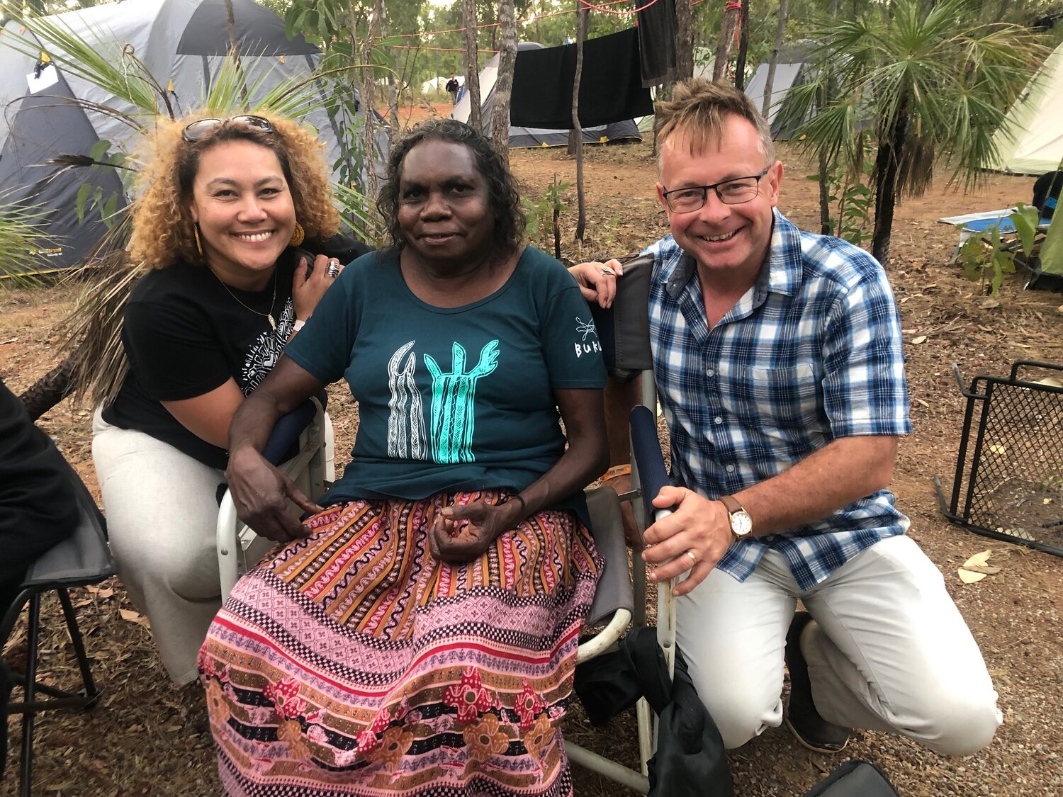 Grameen australia CEO Adam Mooney (right) says microfinance can help drive Indigenous businesses forward rapidly. Image: Grameen Australia.