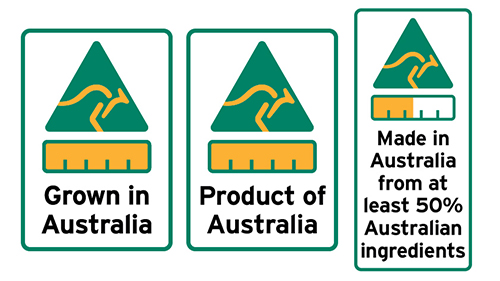 The new Country of Origin Labelling icons.