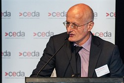 Roger Donnelly of EFIC speaks at a recent CEDA event.