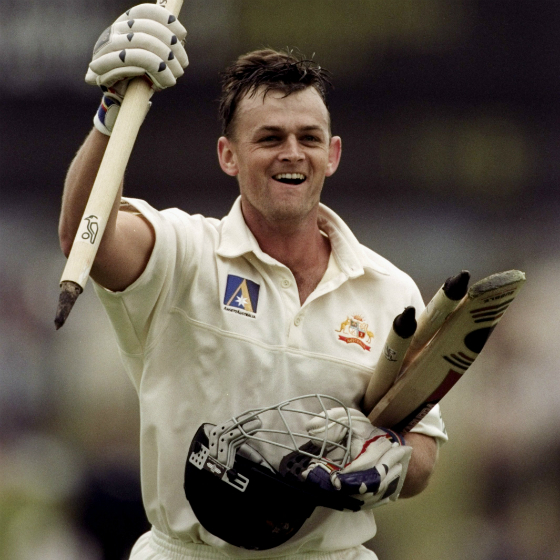 Adam Gilchrist at the height of his Test cricket career. Image: Kookaburra.
