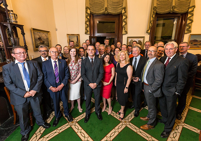 Queensland Leaders 2016 graduation dinner attendees gather.