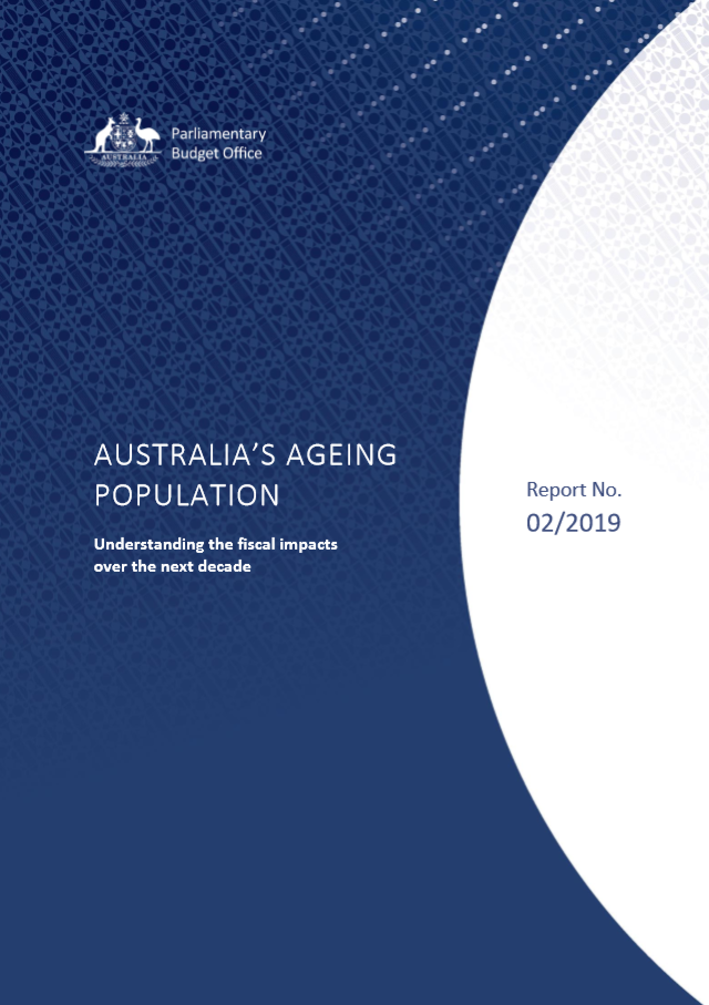 Australia's Ageing Population Report by the Parliamentary Budget Office.