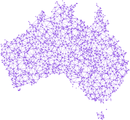 Australia Connected map. Image: Macquarie Government.
