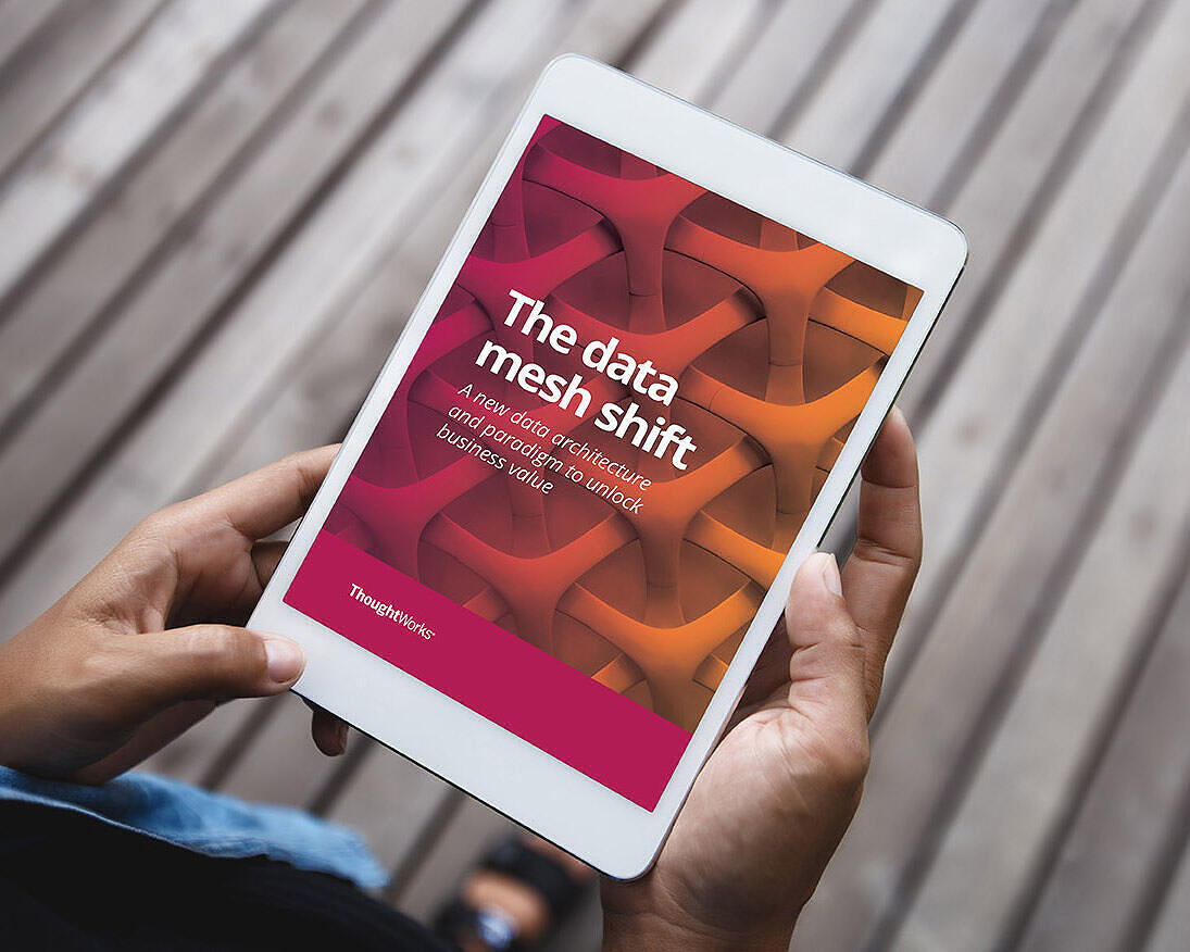 Thoughtworks presents on how the 'data mesh shift' can work for today's businesses of all types.