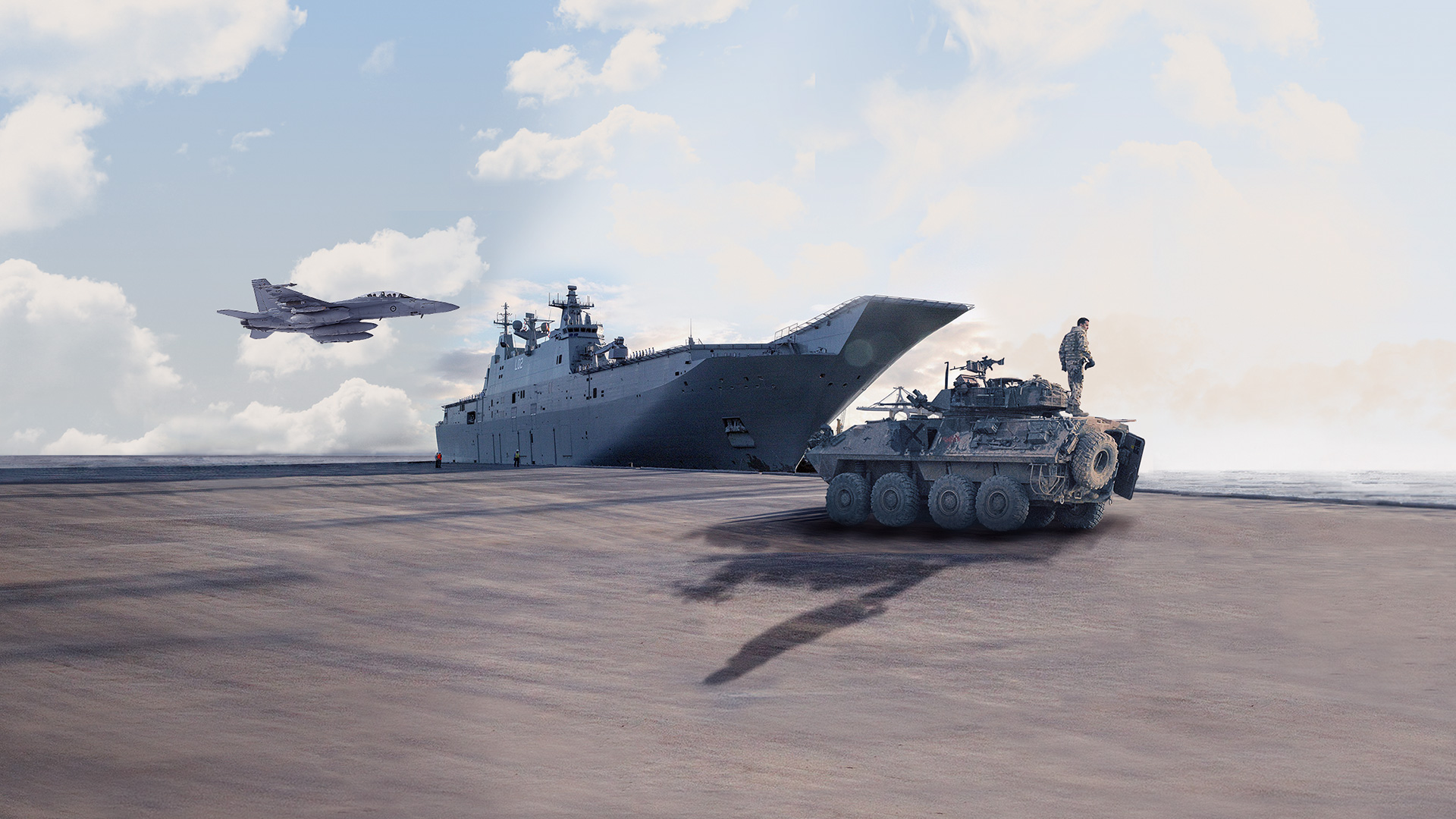 Australian and New Zealand Defence Force services will all benefit from the upcoming #Shockproof hackathon. Image: ADF.